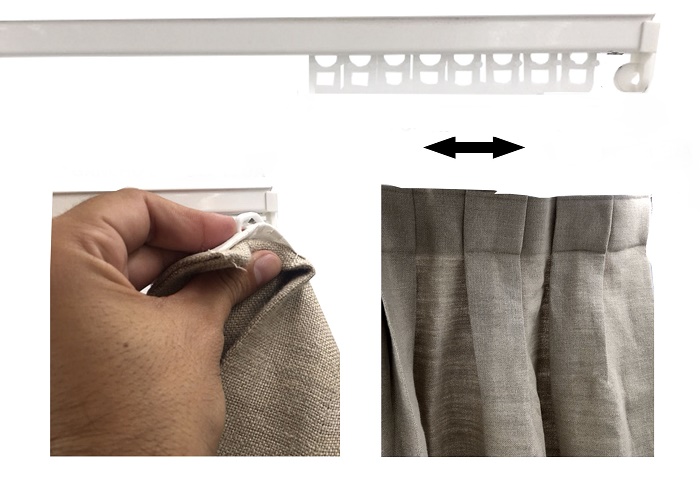 How to hang curtains with hooks