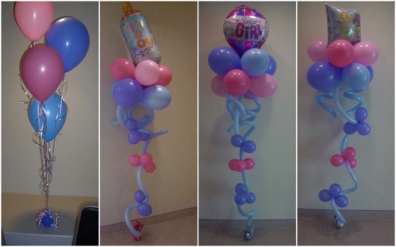 baby shower with balloons 