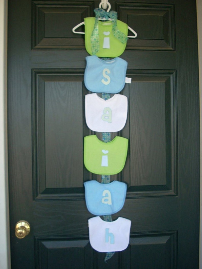baby's name at the baby shower