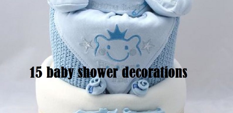 15 beautiful baby shower decorations that you can make yourself