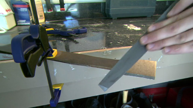 Sharpen blades by hand