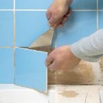 How do you fix a leaking bathroom tile