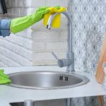 how to clean kitchen sink drain pipe
