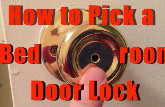 how to pick a bedroom door lock