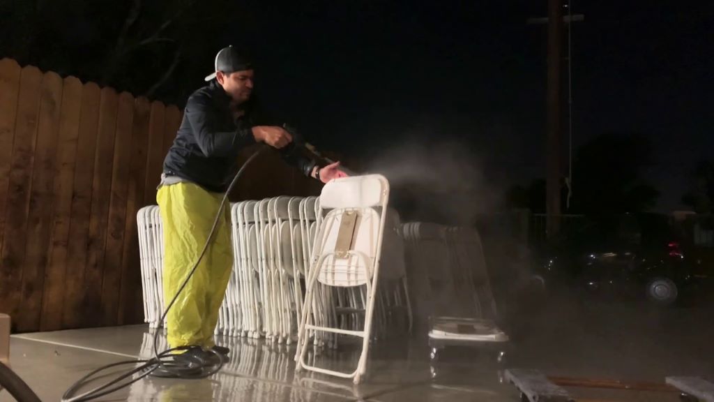 Cleaning Plastic Folding Chairs