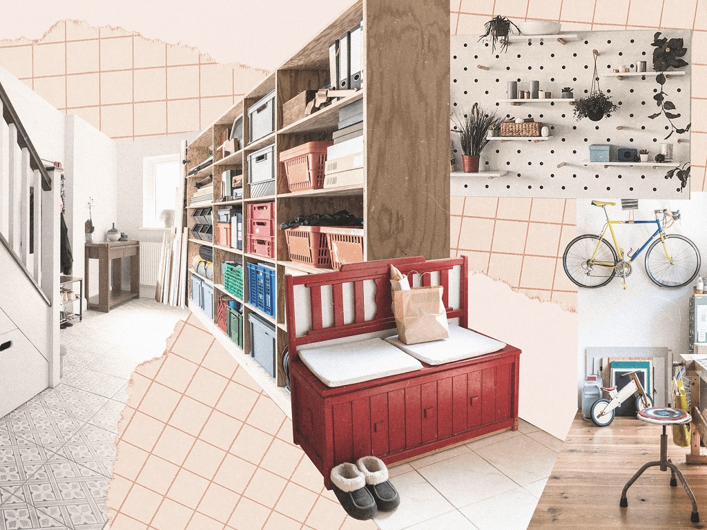 How can I add storage without drilling holes