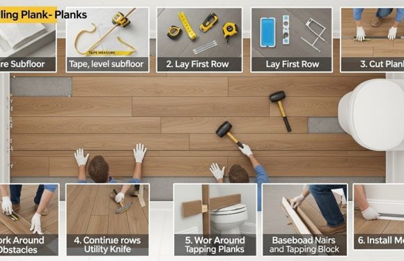 How to Install Vinyl Plank Flooring in Bathroom