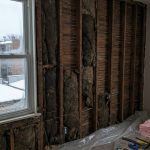 Chicago home wall insulation during remodeling project