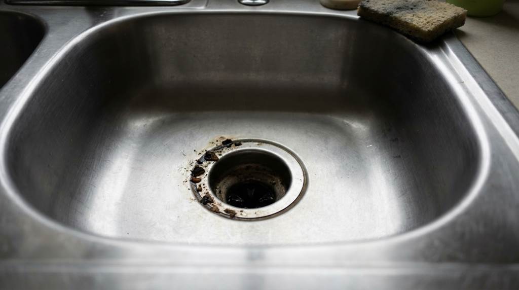 Baking soda and vinegar used for natural drain cleaning