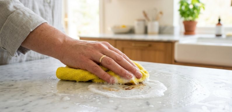 How to Remove Tough Kitchen Counter Stains Fast