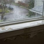 Inspecting exterior window flashing for water leaks