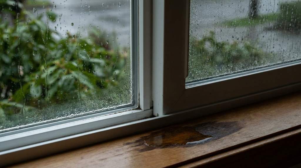 Repairing cracked window sealant in Seattle home