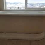 bathtub drain pipe joint cracked by movement