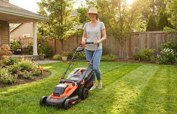BLACK+DECKER Mower Saves Time With Mulching Function